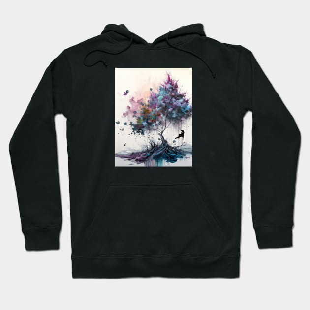 Tree Climber Hoodie by 3 Blue Limes